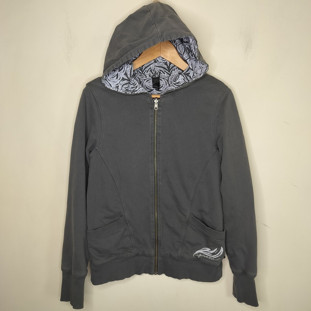 Prana Full Zip Hoodie Organic Cotton Sweatshirt